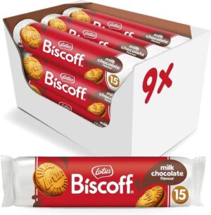 Lotus Biscoff Milk Chocolate Cream Sandwich Cookies 5.29oz 9ct